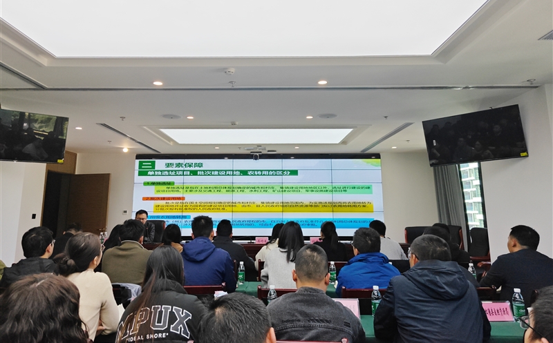 强化要素保障专题培训 精准高效推进报件工作