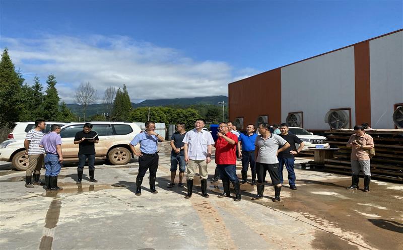自然菲彩国际部地勘司副司长熊自力 调研芦山县“8.10”特大暴雨地质灾害防治工作