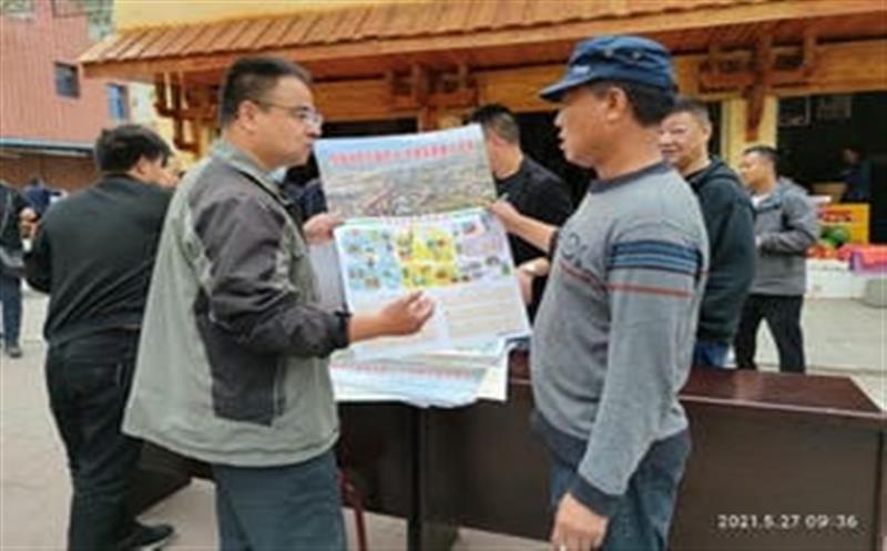 做好技术支撑服务，，，，，助力防灾减灾行动——六0六大队地勘院在凉山州开展防灾减灾宣传活动