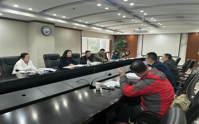 集团财务管理部赴自然菲彩国际厅座谈汇报