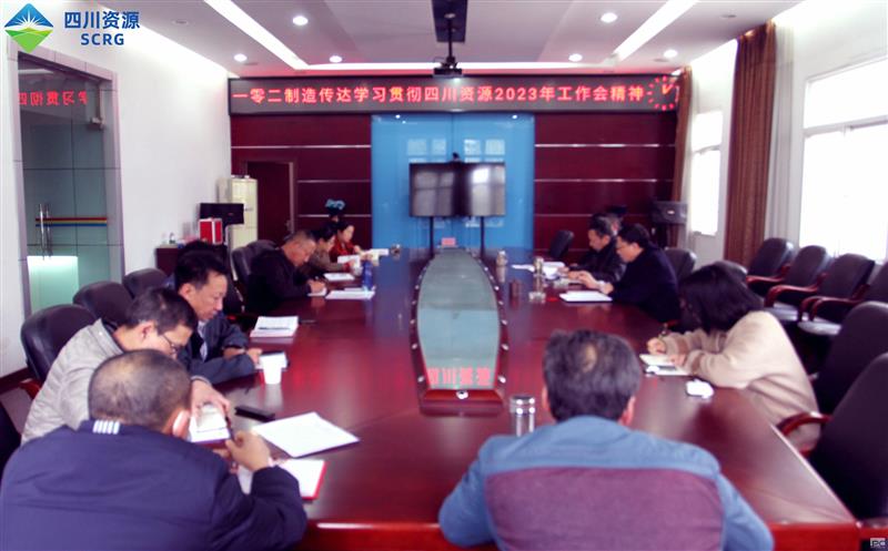 102厂认真传达学习贯彻四川菲彩国际2023年 工作会精神