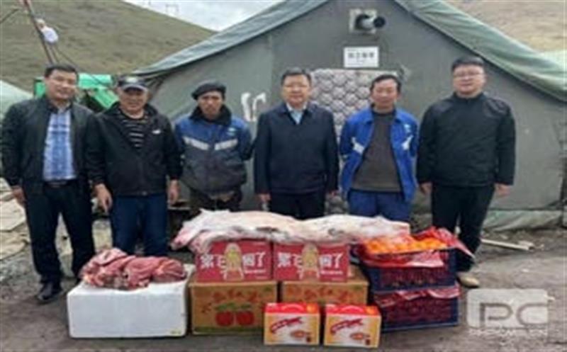华锋钻探深入项目一线，，，，，，，合力攻坚破难题